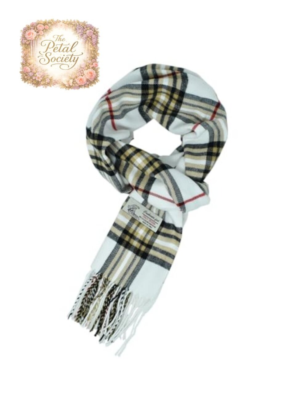 Unisex Tartan Plaid Winter Scarf Soft Cashmere Feel 72x12 Tassels